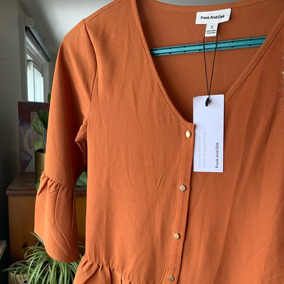 Frank & Oak Blouse NWT - Picture 6 of 6